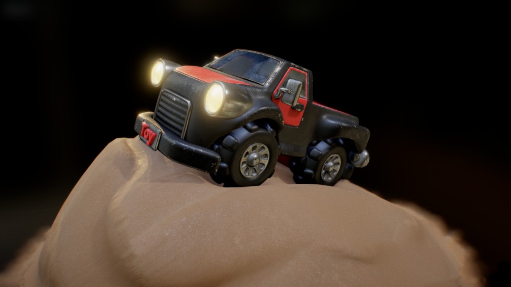 Toy Pickup-Truck (Sandy Update) preview image 1